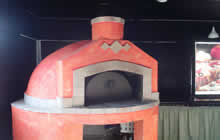 forno de pizza à gás